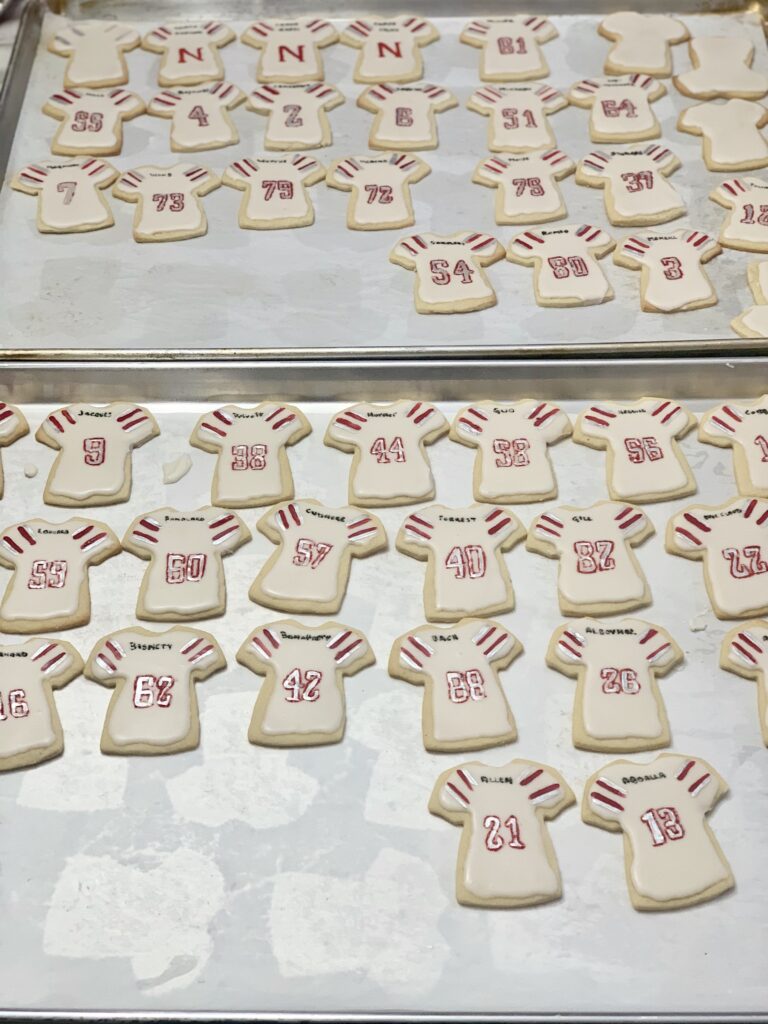 Football Jersey Cookies